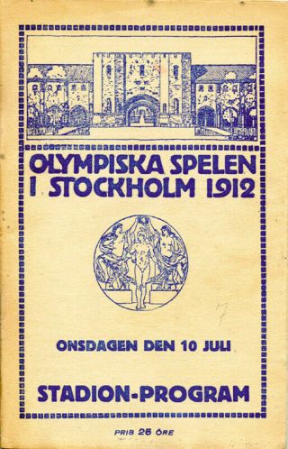 Rare Olympic Games 1912.  Official Daily Programme