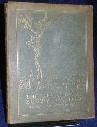 Rare Sleepy Hollow 1928 Arthur Rackham Deluxe Edition