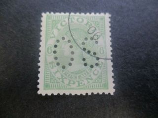 Victoria Stamps: 1903 - 1908 Perf Os Cto - Rare (d54)