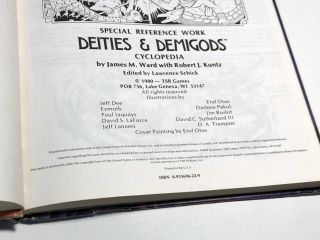 DEITIES & DEMIGODS 2nd Print RARE Cthulhu Mythos Melnibonean Elric 144 Pgs 4