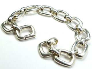 Rare Chunky Solid Silver Ts925 Thomas Sabo Chain Link Bracelet 51.  3g 7¾ " Inch