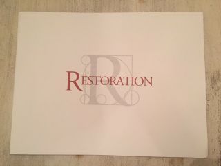 Rare Restoration 24 Pg Press Publicity Booklet Robert Downey Jr / Hugh Grant