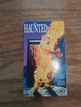 Gemstone Vhs The Haunted 1992 Rare Horror Cult Aldo Ray Virginia Mayo Evil Htf