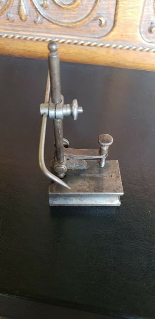 J.  STEVENS ARMS & TOOL CO.  BABY SURFACE GAUGE GAGE CHICOPEE FALLS RARE ANTIQUE 7