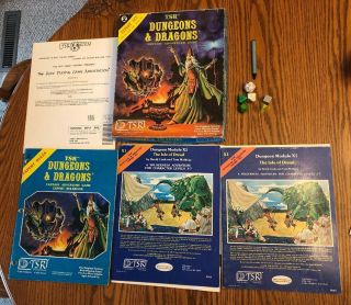 Dungeons & Dragons RARE 1st Printing Expert Set TSR 1012 With Dice And Crayon 3