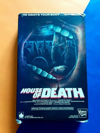 House Of Death Video Gems - Big Box Vhs Rare,  1 On Ebay