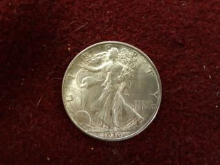 Rare 1936 D Walking Liberty Half Dollar Silver Coin. ,  LOOK 4