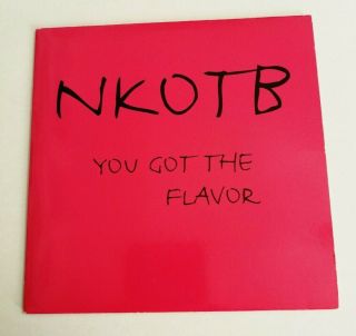 Kids On The Block Nkotb You Got The Flavor Very Rare Spanish Promo Cd Single