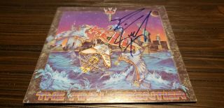 Autographed & Extremely Rare Keel The Final Frontier Signed Cd Kiss 80 