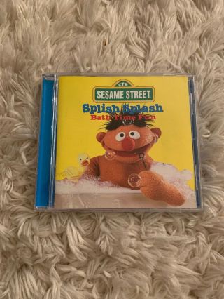 Cd Splish Splash Bath Time Fun Sesame Street Rare