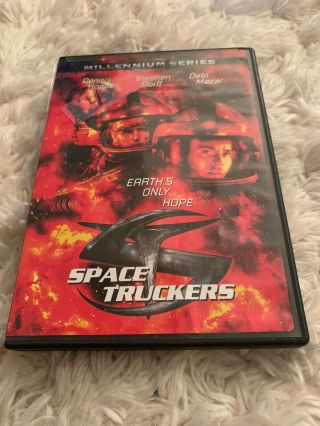 Space Truckers Dvd - Rare W/ Insert - Oop - Dennis Hopper - Stephen Dorff