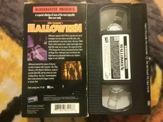 [Halloween] BlockBuster Presents: 1995 Re ' Horror.  VHS.  [Rare] 2