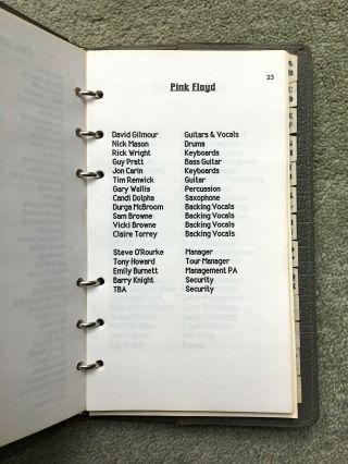 PINK FLOYD - ALL ACCESS PASS - KNEBWORTH 1990 - - RARE 7