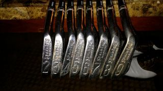 Rare Spalding Top Flite Professional Irons 2 - 9 Rh Steel R Shafts