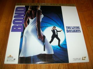 The Living Daylights 2 - Laserdisc Ld Widescreen Format Rare