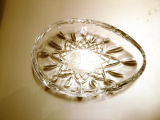 Rare Vintage Waterford Crystal Lismore (1957 -) Avacado Dish Made In Ireland