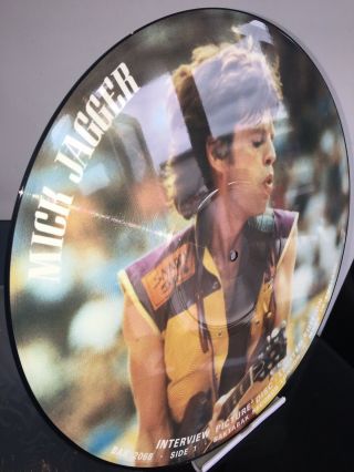 The Rolling Stones - Mick Jagger Rare Ltd Edt Interview 12 " Picture Disc