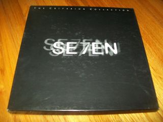 Seven Criterion 4 - Laserdisc Ld Boxed Set Se7en Widescreen Very Rare W/features