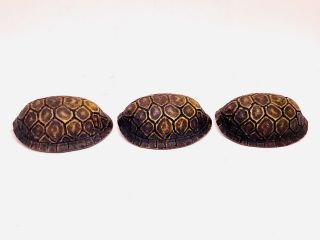 Rare Magician Black Fox The 3 Shell Game Handcrafted Deluxe Turtle Shells Magic 3