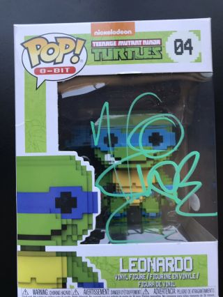 Vanilla Ice Signed Autographed Pop Funko Rare Leonardo Ninja Turtles W/PSA 2