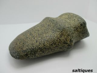 Native American Indian Stone Axe Head 5” Grooved Rare Color 1.  5 Pounds