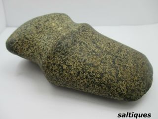 NATIVE AMERICAN INDIAN STONE AXE HEAD 5” Grooved RARE Color 1.  5 pounds 4