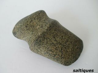 NATIVE AMERICAN INDIAN STONE AXE HEAD 5” Grooved RARE Color 1.  5 pounds 5