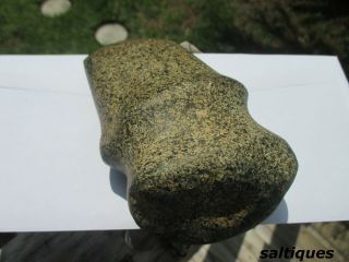 NATIVE AMERICAN INDIAN STONE AXE HEAD 5” Grooved RARE Color 1.  5 pounds 6