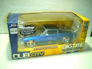 Rare Jada Toys 1/24 Dubcity Bigtime Muscle 1967 Shelby Gt - 500kr Die - Cast Car