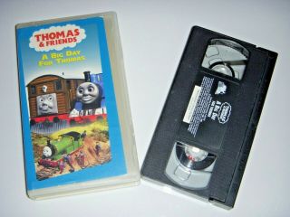 Vintage Rare Thomas & Friends A Big Day For Thomas Vhs Video George Carlin 80 