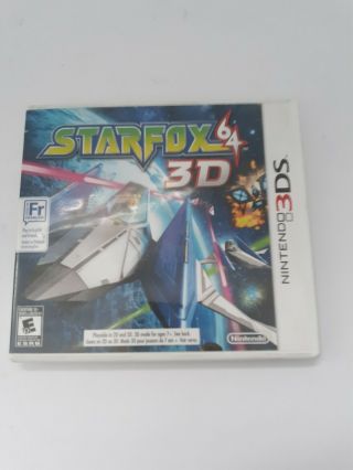 Star Fox 64 3d 3ds First Print/rare