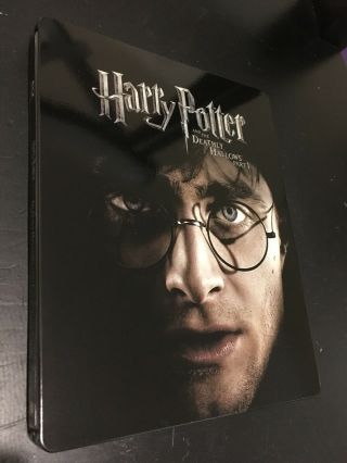Harry Potter & The Deathly Hallows: Part 1 - Steelbook (3 - Disc Blu - Ray/dvd) Rare