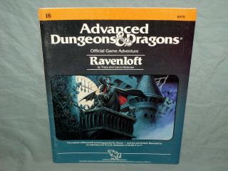 Ad&d 1st Edition Module - I6 Ravenloft (rare - Highly Sought After And Exc, )