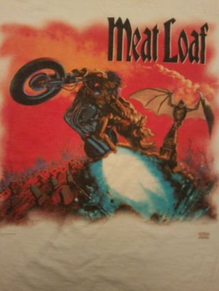 Meat Loaf Bat Out Of Hell Ii 1993 Tour Shirt Rare