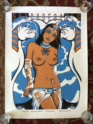 Oop Rare Suicide Girls Poster Print.  Artist: Jason Cooper.  2003.