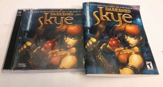 Darkened Skye 2 Disc Pc Game Case,  Rare Instruction Booklet.  A,