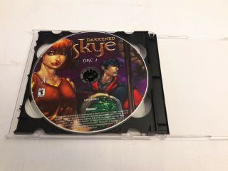 Darkened Skye 2 Disc PC Game case,  RARE Instruction Booklet.  A, 5