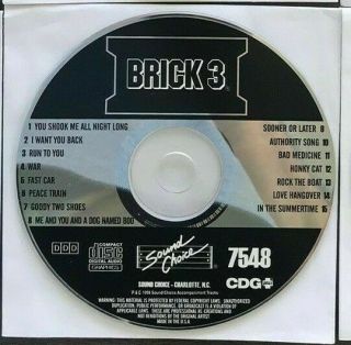 Sound Choice Brick 3 7548 Karaoke Cd,  G 15 Song 