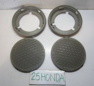 2000 - 2006 Honda Insight Rear Speaker Set Up Covers Tan Ze1 Oem Jdm Rare