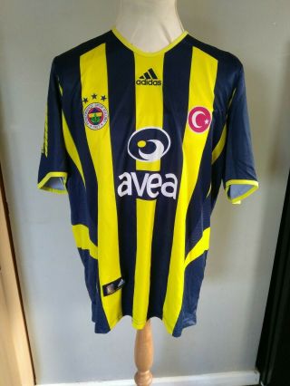 Rare Fenerbahce Turkey Football Shirt Vintage Size L