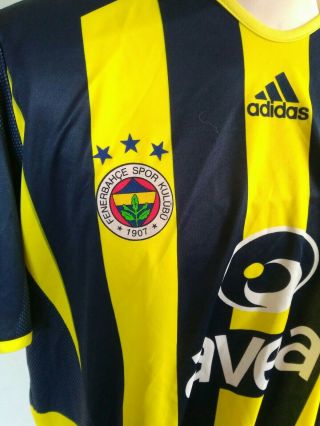 RARE FENERBAHCE TURKEY FOOTBALL SHIRT VINTAGE SIZE L 2