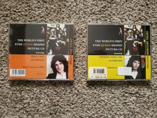 Queen Freddie Mercury,  Brian May Rare interview Picture Disc CD Ltd 2000 2