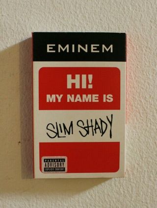 Eminem My Name Is Slim Shady Cassette Tape Rare