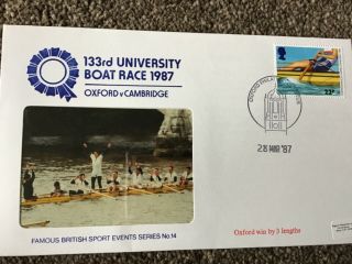 Rare First Day Cover University Boat Race Limited Edition Bradbury Cover