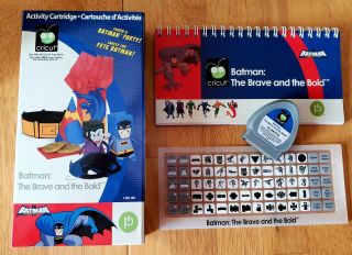 Cricut Cartridge - Batman: The Bold And The Brave - Once - Rare Not Linked