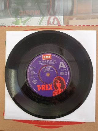 T.  Rex " The Soul Of My Suit " Rare Demo 7 " - Emi Records Marc 16