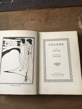 RARE CIRCA 1920 CLOTH BOUND: Salome BY OSCAR WILDE - THE ILLUSTRATED EDITION 4