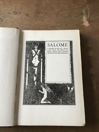 RARE CIRCA 1920 CLOTH BOUND: Salome BY OSCAR WILDE - THE ILLUSTRATED EDITION 5