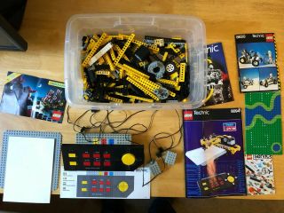 Lego Technic 8094 Control Center With Instructions,  Pen And Paper,  Rare,  More