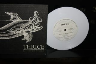 Thrice " Image Of The Invisible " Rare Promo White Vinyl 7 "